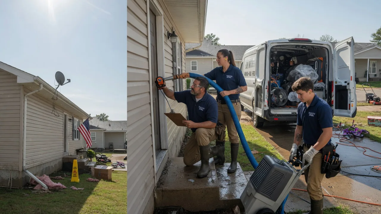 Ceiling Water Damage Restoration in Bridgewater, ME near me